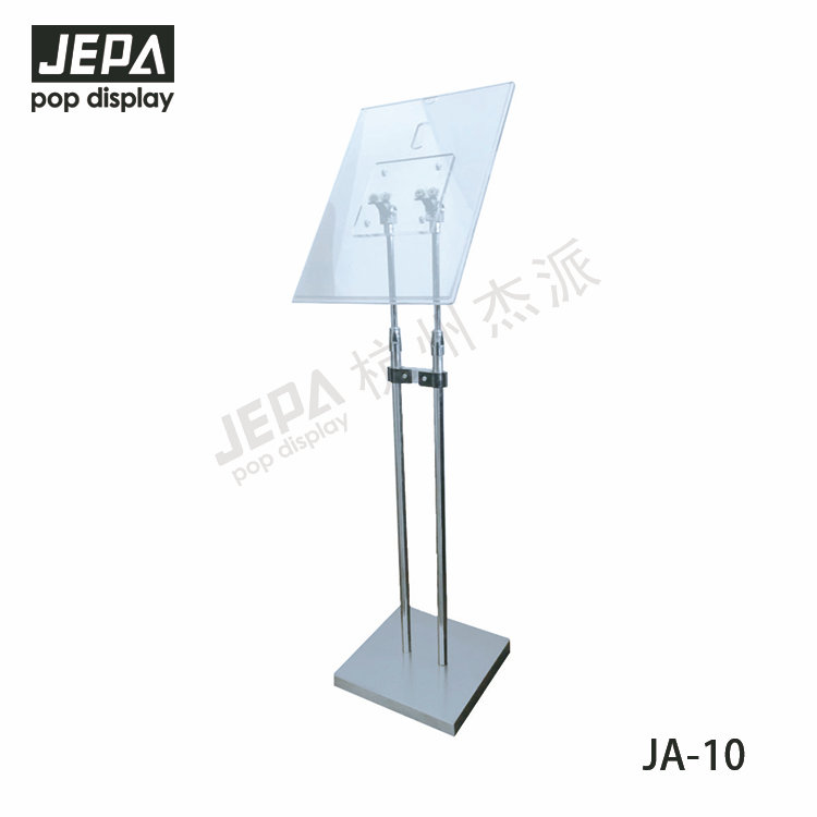 Stainless Floor Sign Stand JA-10