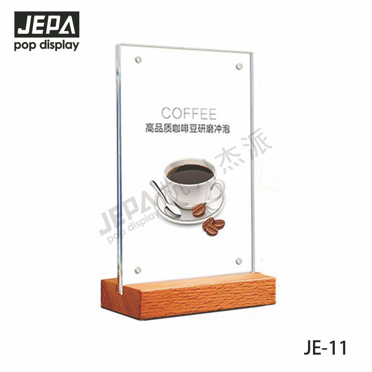 Acrylic Sign Holder JE-11