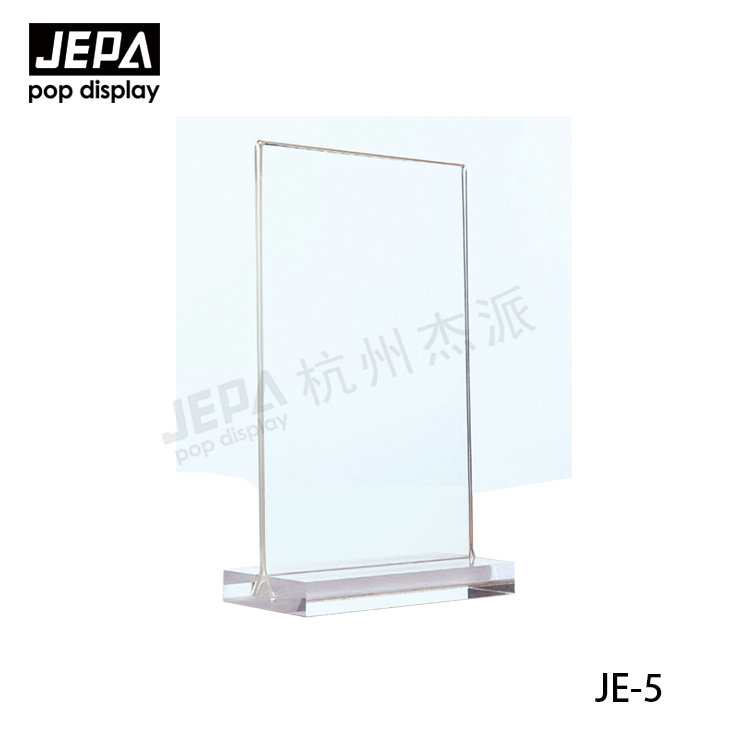 Acrylic Sign Holder JE-5
