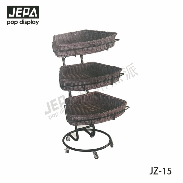 Rattan basket bracket Three layers sector JZ-15